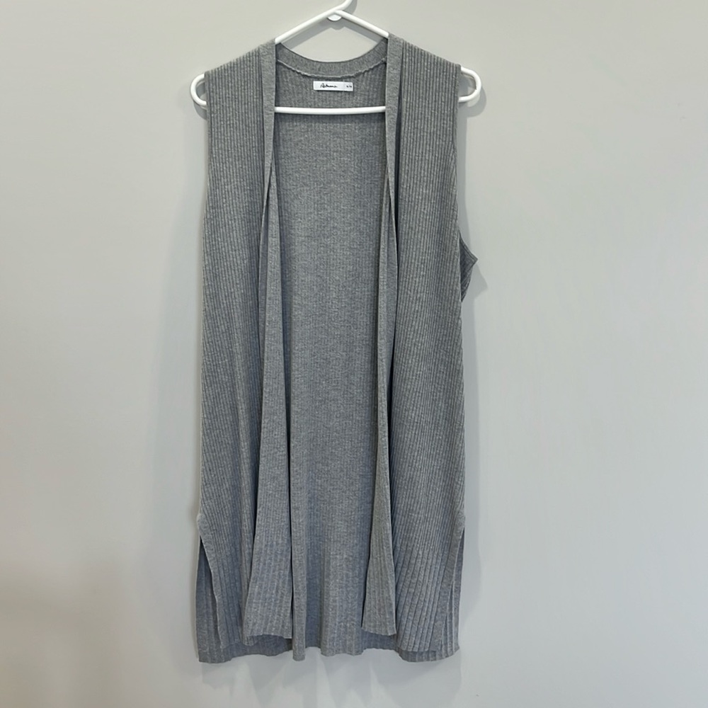Sleeveless sweater cardigan XL